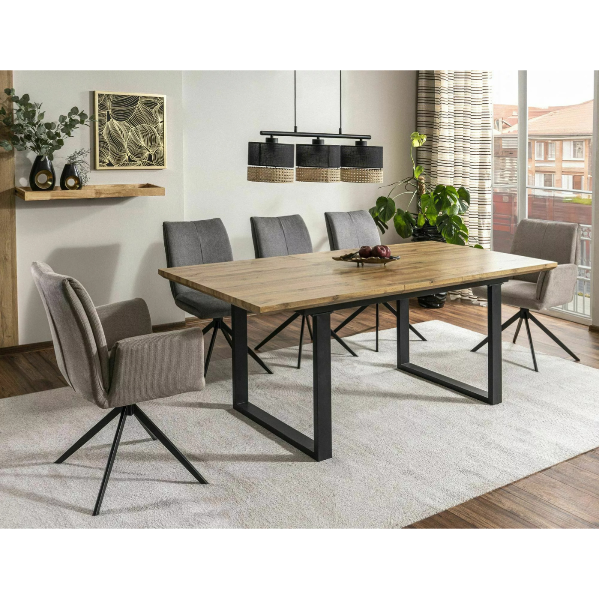 SI CORNER Szürke design Kárpitos beltéri szék